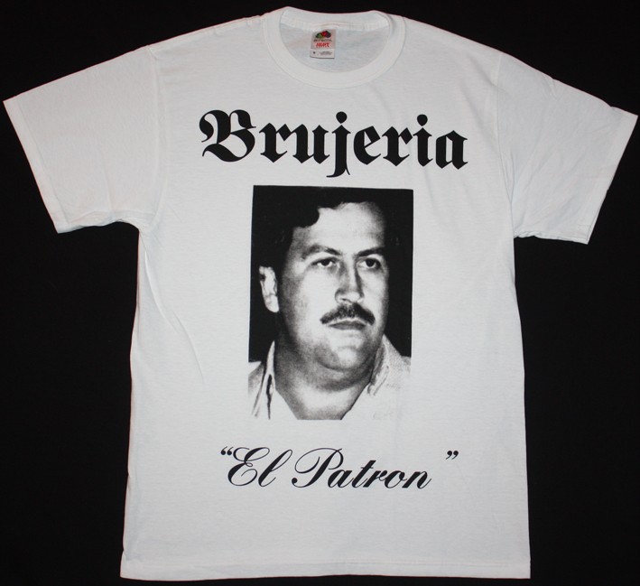 BRUJERIA EL PATRON  NEW WHITE T-SHIRT