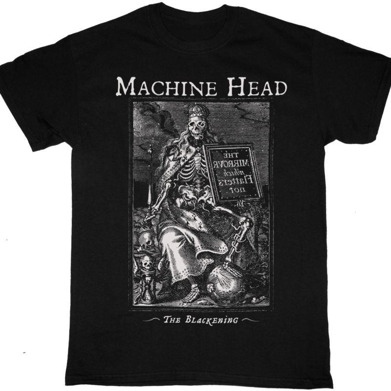 MACHINE HEAD THE BLACKENING 2007 NEW BLACK T-SHIRT