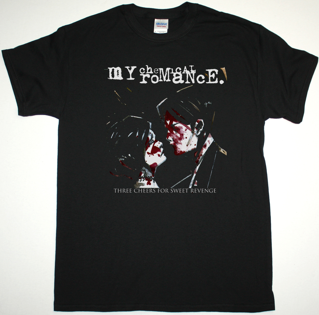 MY CHEMICAL ROMANCE THREE CHEERS FOR SWEET REVENGE NEW BLACK T-SHIRT