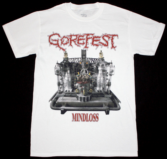 GOREFEST MINDLOSS'91 NEW WHITE T-SHIRT