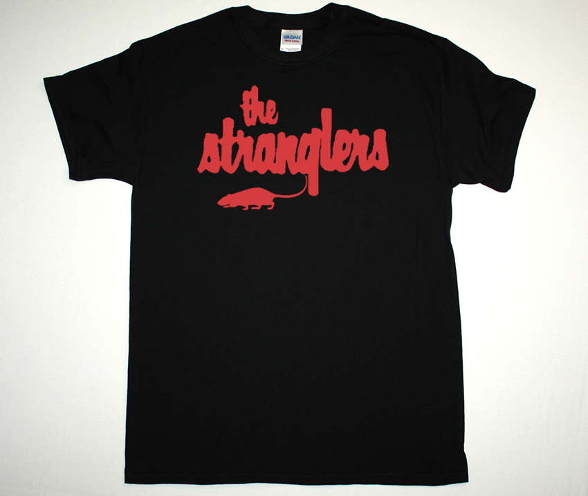 THE STRANGLERS LOGO NEW BLACK T-SHIRT