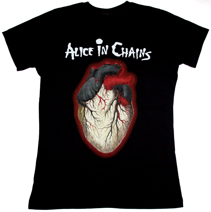 ALICE IN CHAINS BLACK GIVES WAY TO BLUE NEW BLACK LADY T-SHIRT