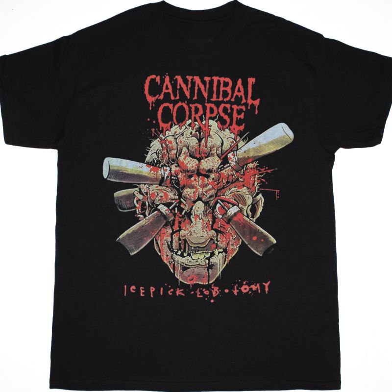 CANNIBAL CORPSE ICEPICK LOBOTOMY NEW BLACK T-SHIRT