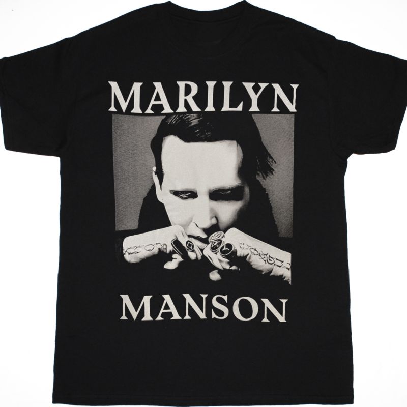MARILYN MANSON PORTRAIT NEW BLACK T-SHIRT