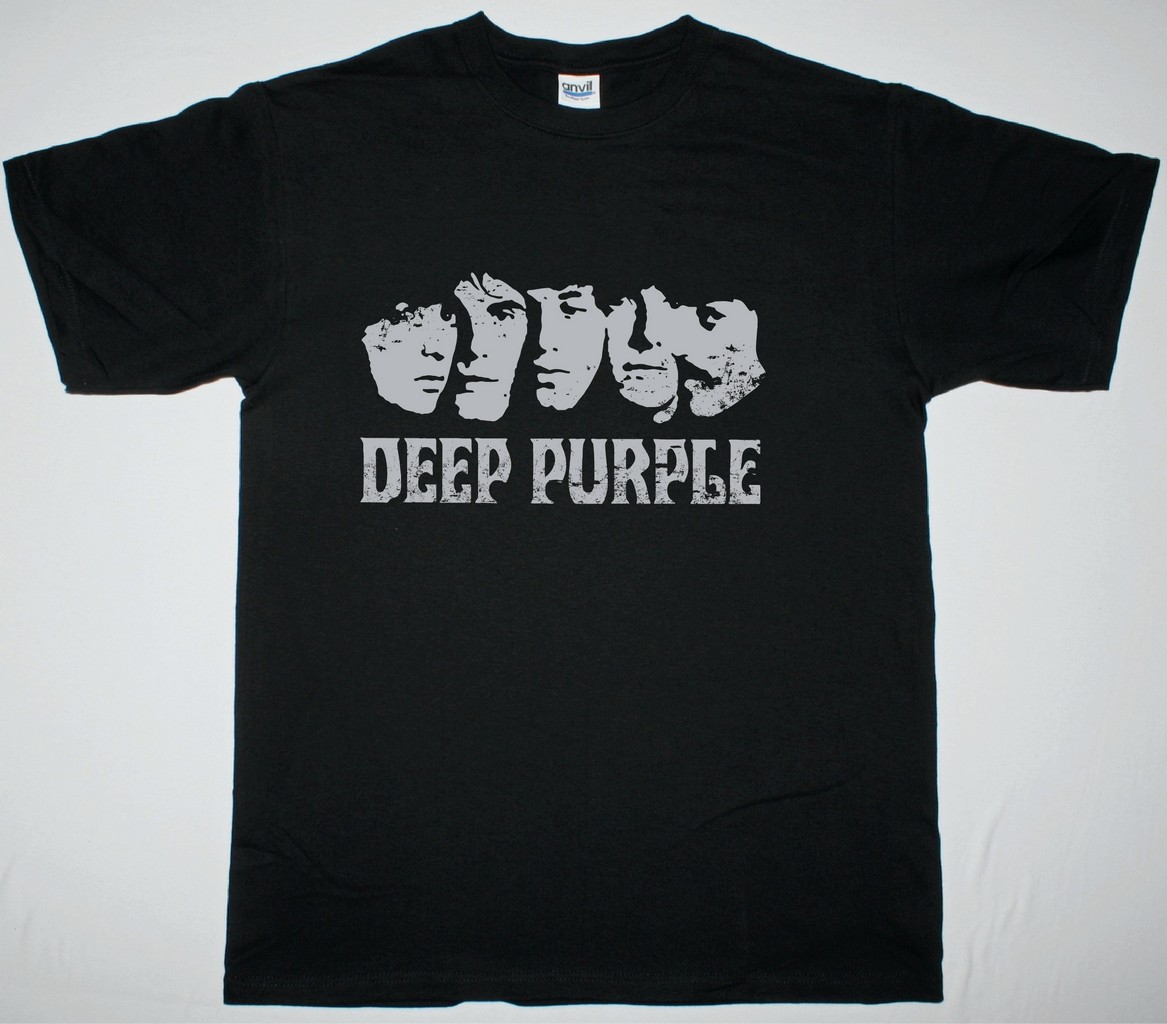 DEEP PURPLE SHADES OF DEEP PURPLE BAND RE-ISSUE NEW BLACK T-SHIRT