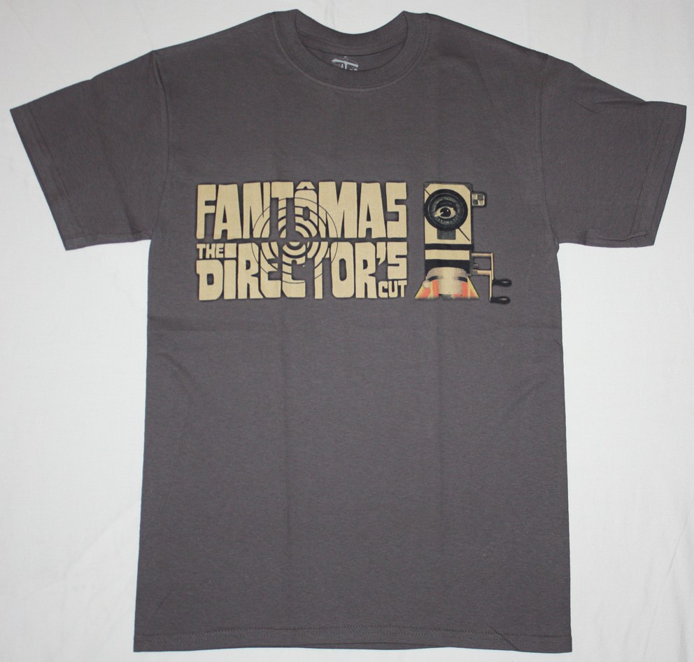 FANTOMAS THE DIRECTORS CUT NEW GREY T-SHIRT
