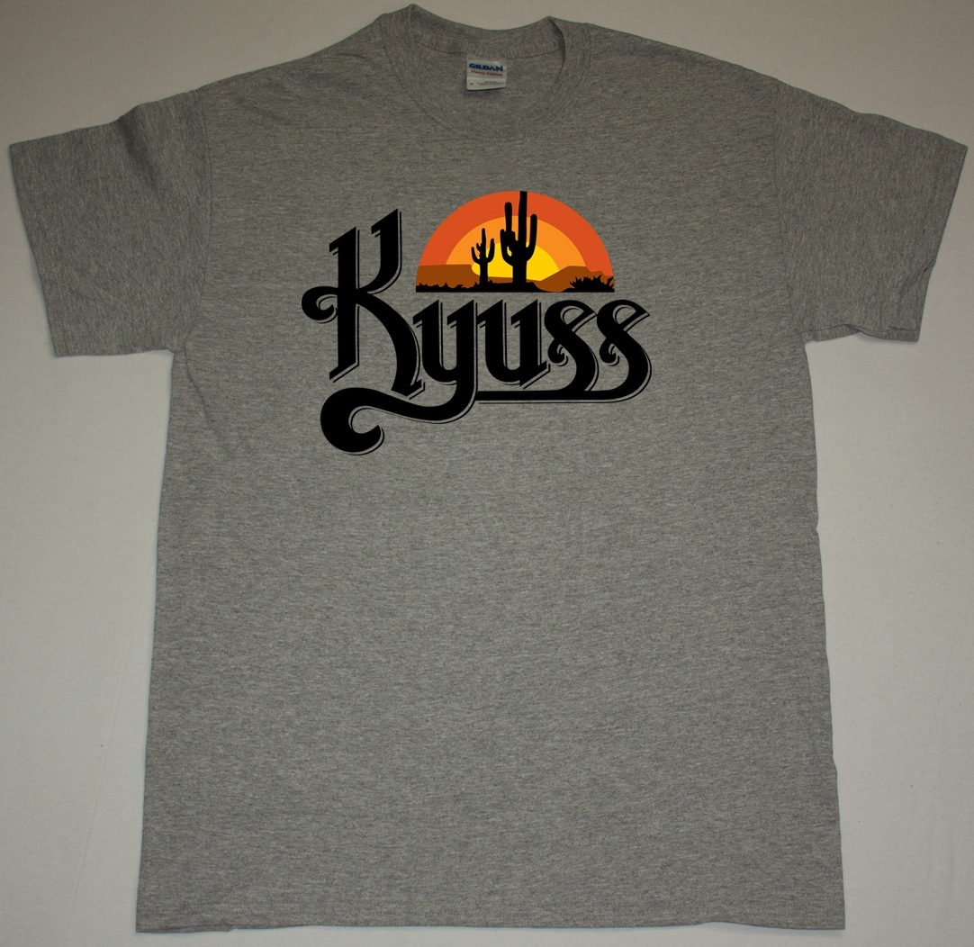KYUSS BLACK WIDOW NEW SPORTS GREY T-SHIRT
