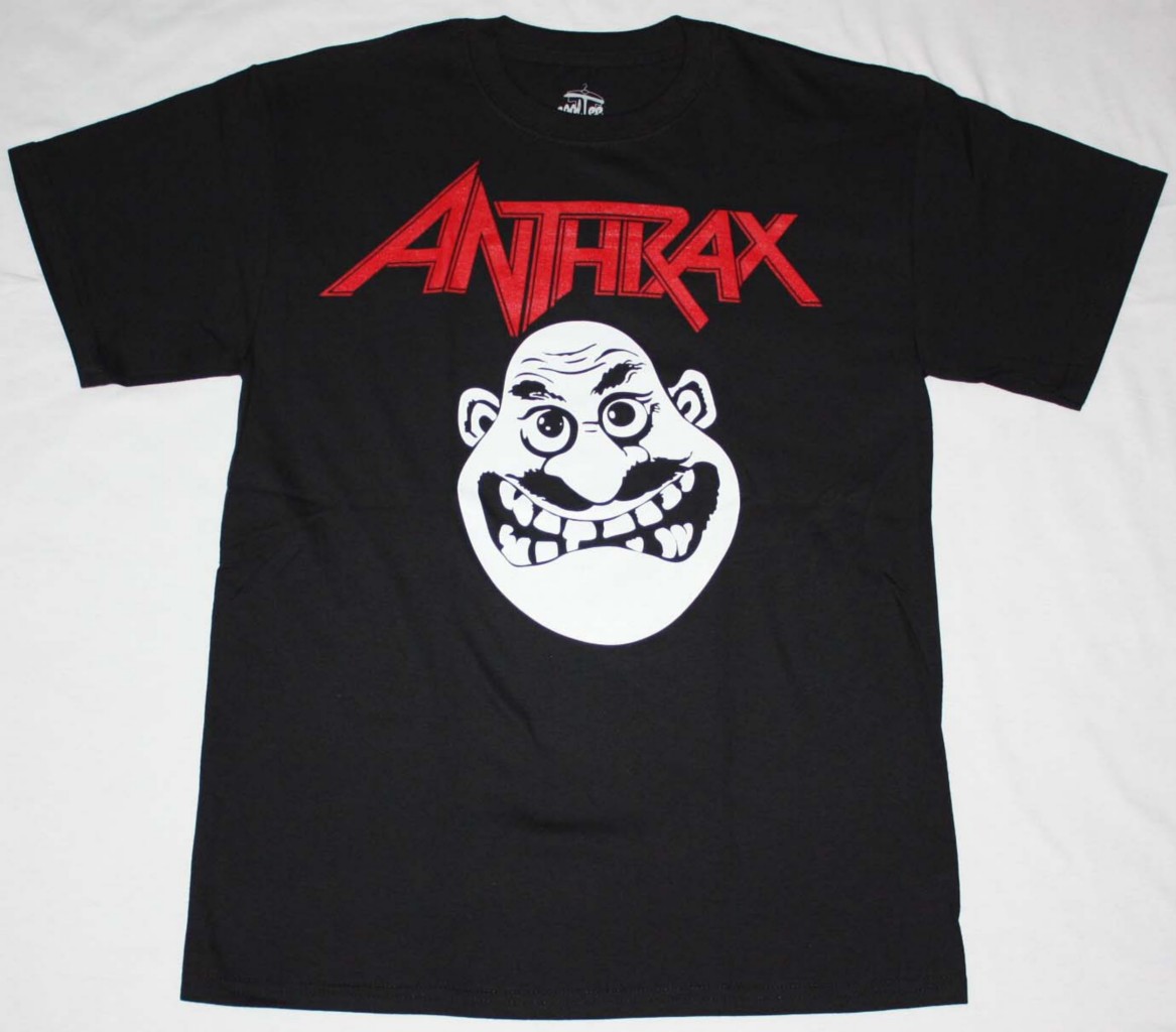 ANTHRAX NOT MAN NEW BLACK T-SHIRT
