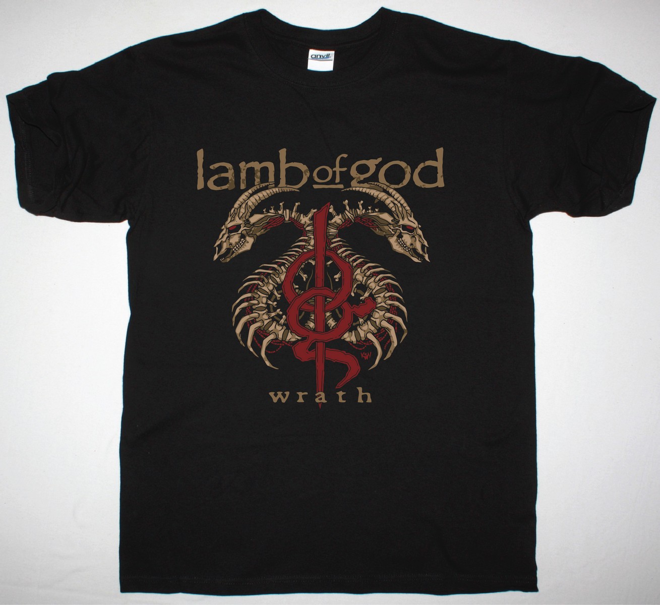 LAMB OF GOD WRATH NEW BLACK T-SHIRT