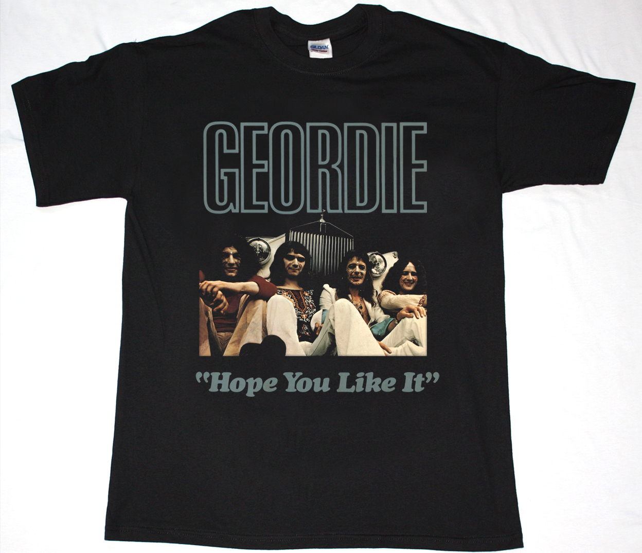 GEORDIE HOPE YOU LIKE IT NEW BLACK T-SHIRT
