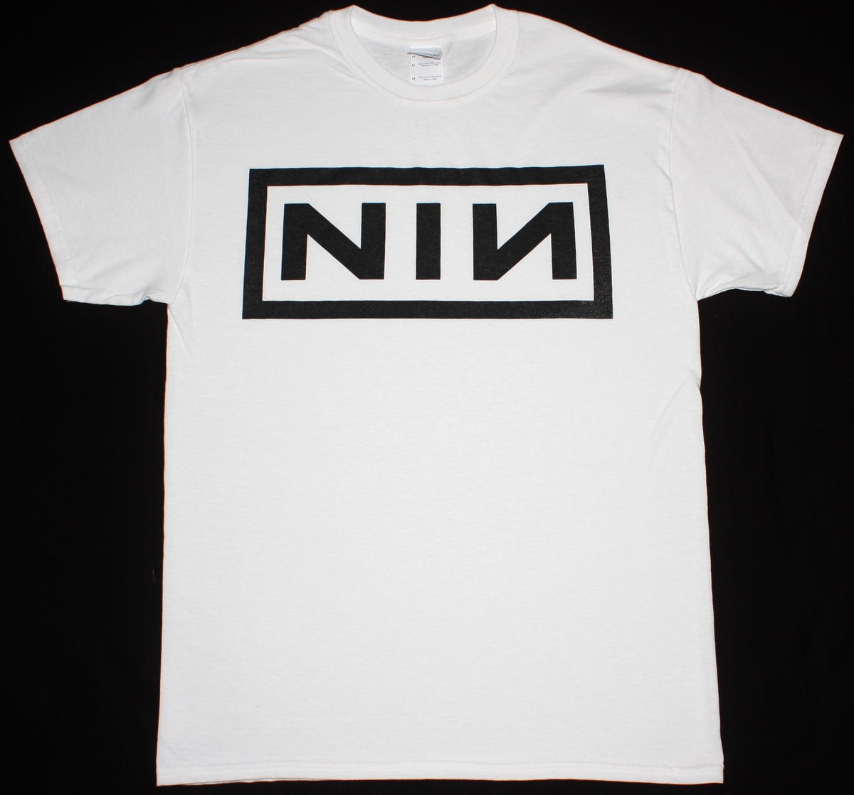 NINE INCH NAILS LOGO NEW WHITE T-SHIRT