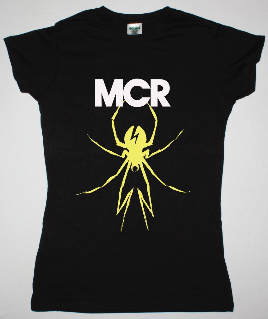 MY CHEMICAL ROMANCE DANGER DAYS NEW BLACK LADY T-SHIRT