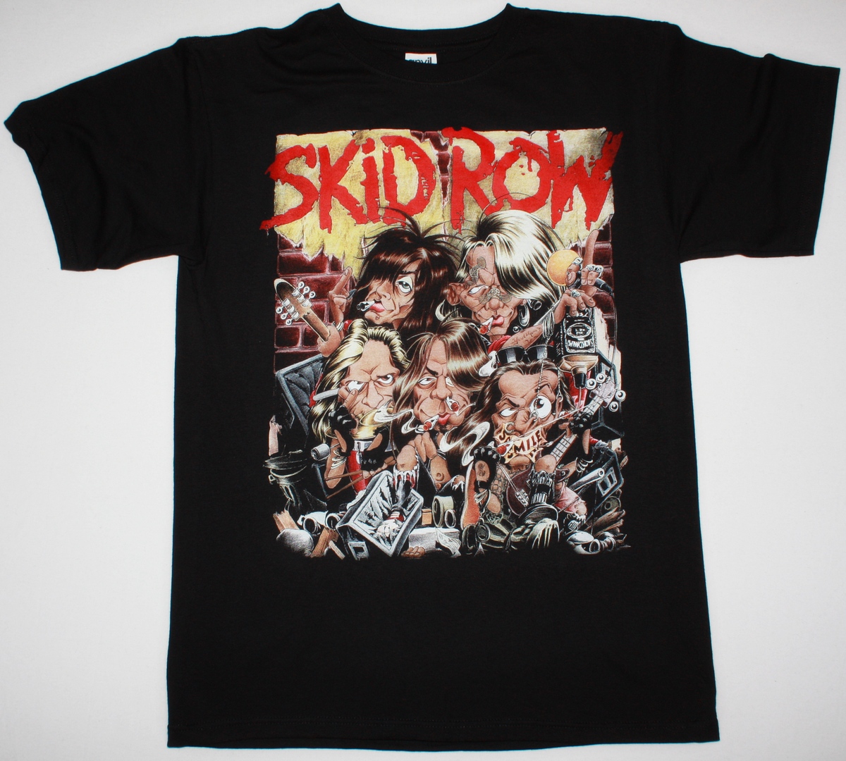 SKID ROW B-SIDE OURSELVES'92 NEW BLACK T-SHIRT