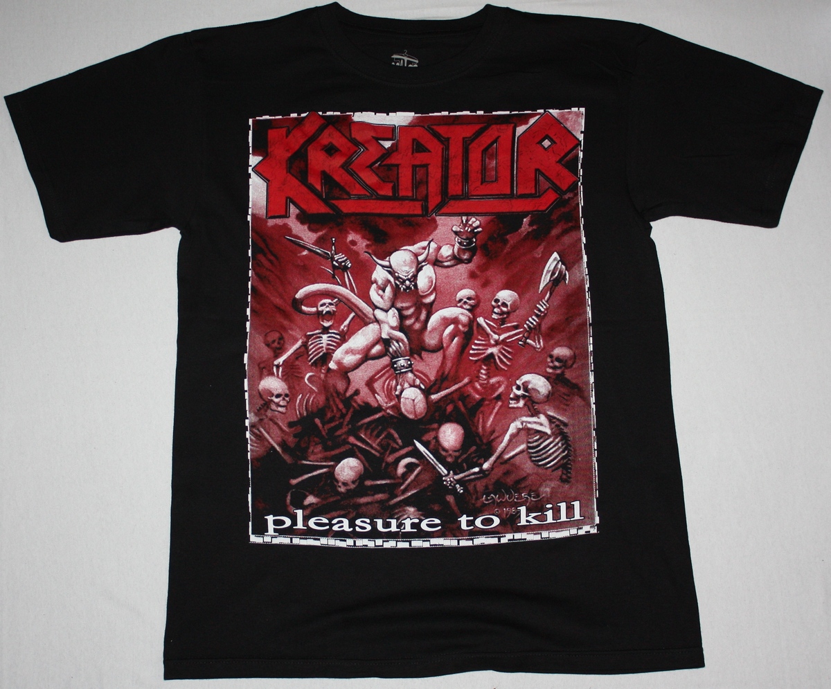 KREATOR PLEASURE TO KILL 86 NEW BLACK T-SHIRT NEW BLACK T-SHIRT