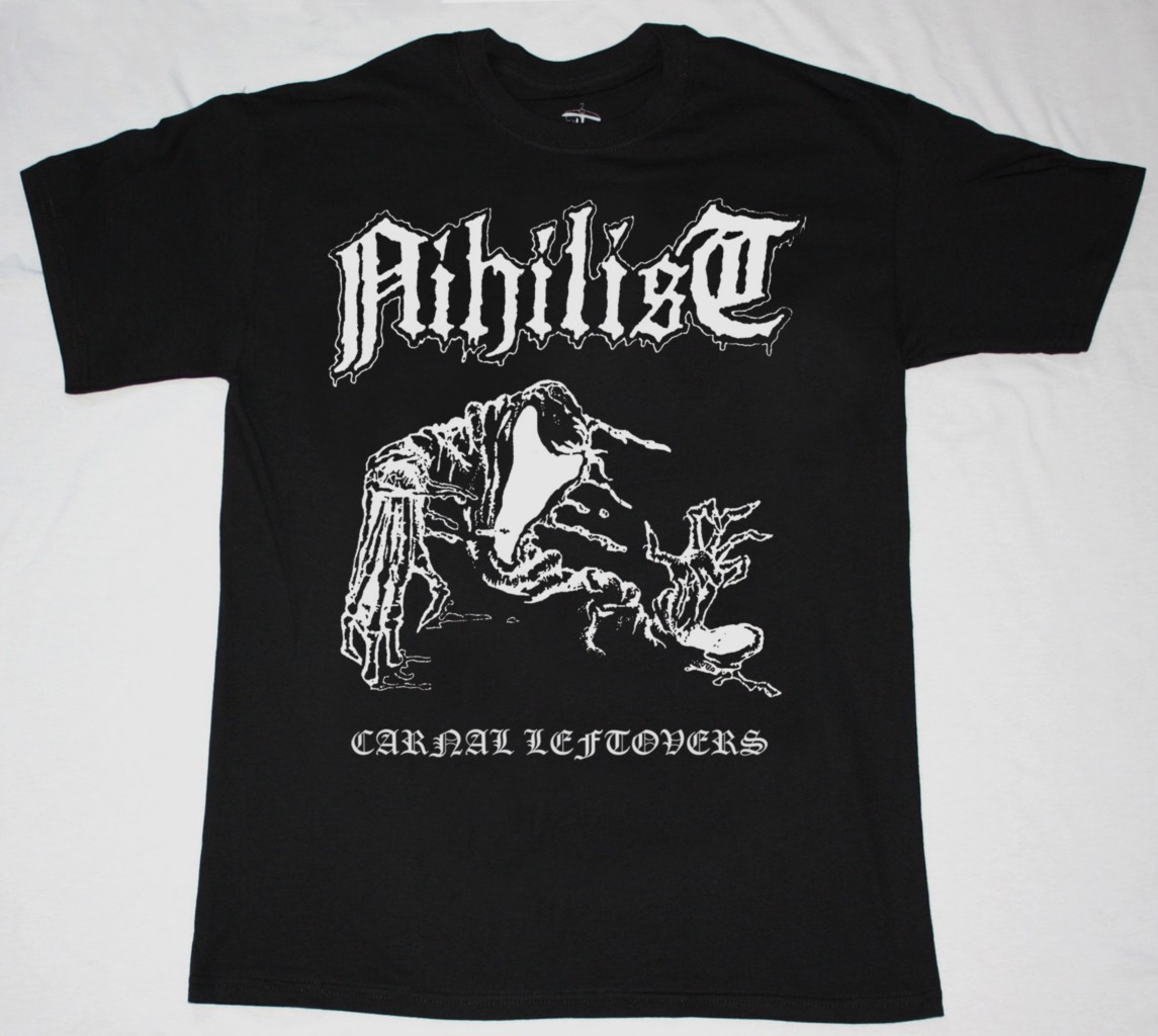 NIHILIST CARNAL LEFTOVERS  NEW BLACK T-SHIRT