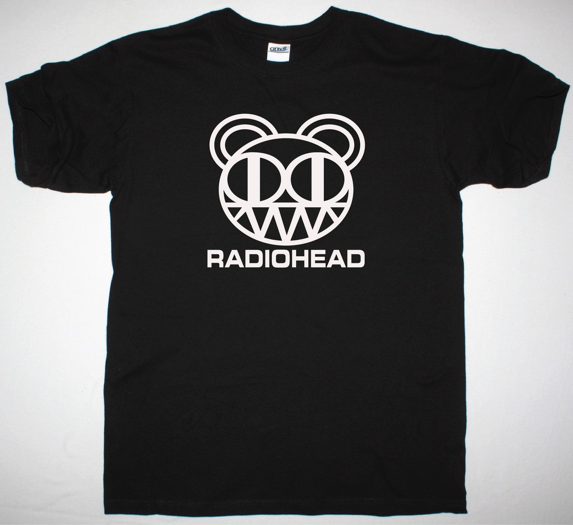RADIOHEAD KID A BEAR NEW BLACK T-SHIRT