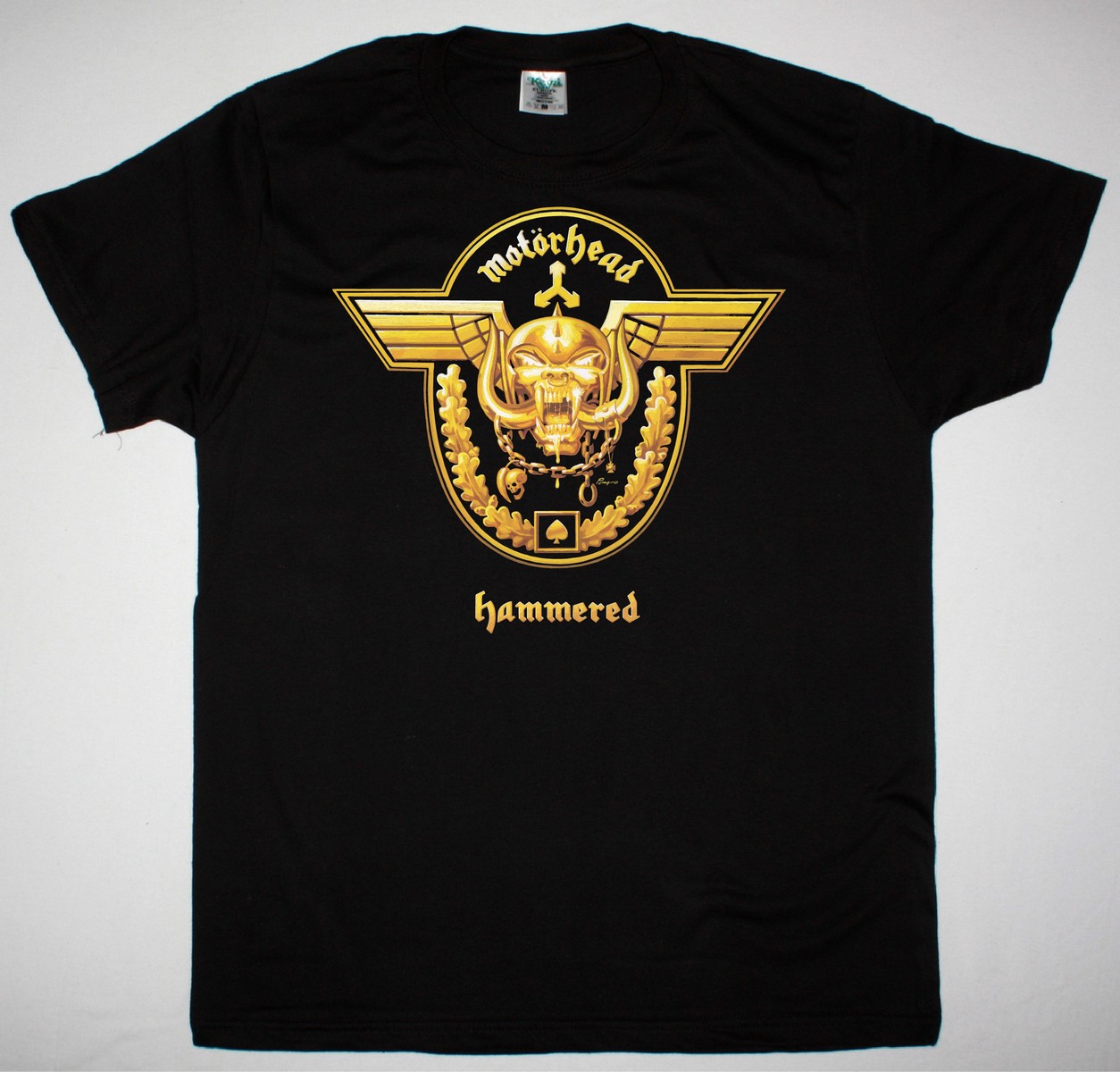 MOTORHEAD HAMMERED 2002 NEW BLACK T-SHIRT