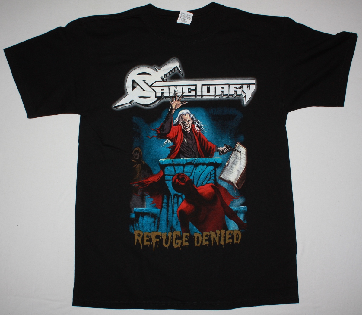 SANCTUARY REFUGE DENIED NEW BLACK T-SHIRT