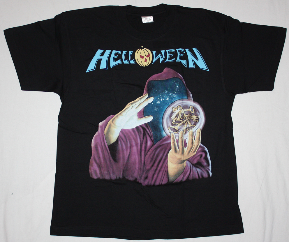 HELLOWEEN KEEPER OF THE SEVEN KEYS'87 NEW BLACK T-SHIRT