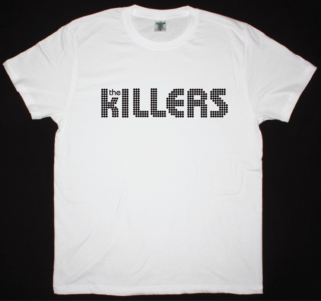 THE KILLERS LOGO NEW WHITE T-SHIRT
