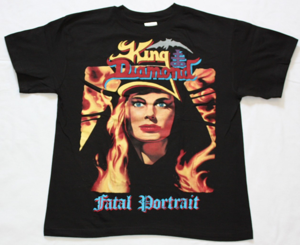 KING DIAMOND FATAL PORTRAIT'86 NEW BLACK T-SHIRT