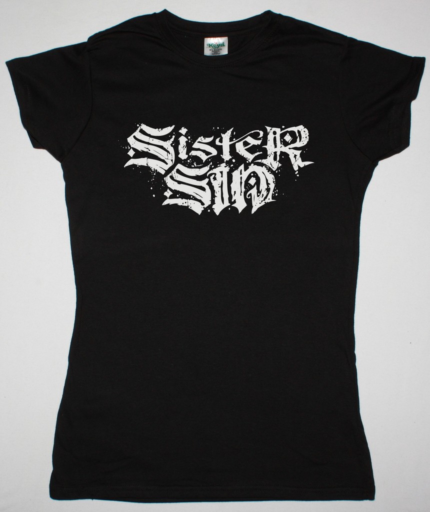 SISTER SIN NEW BLACK LADY T SHIRT