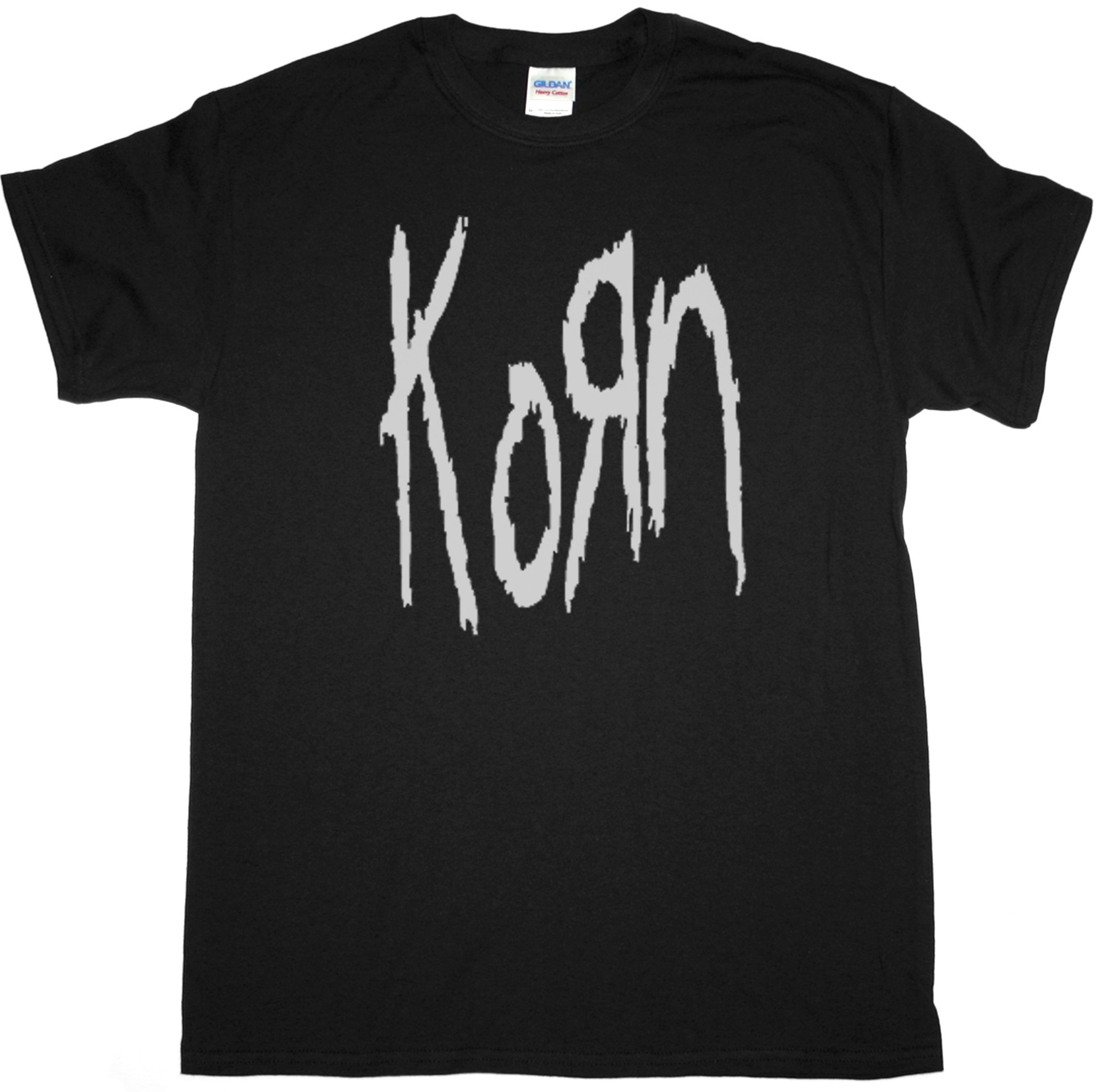 KORN LOGO NEW BLACK T-SHIRT