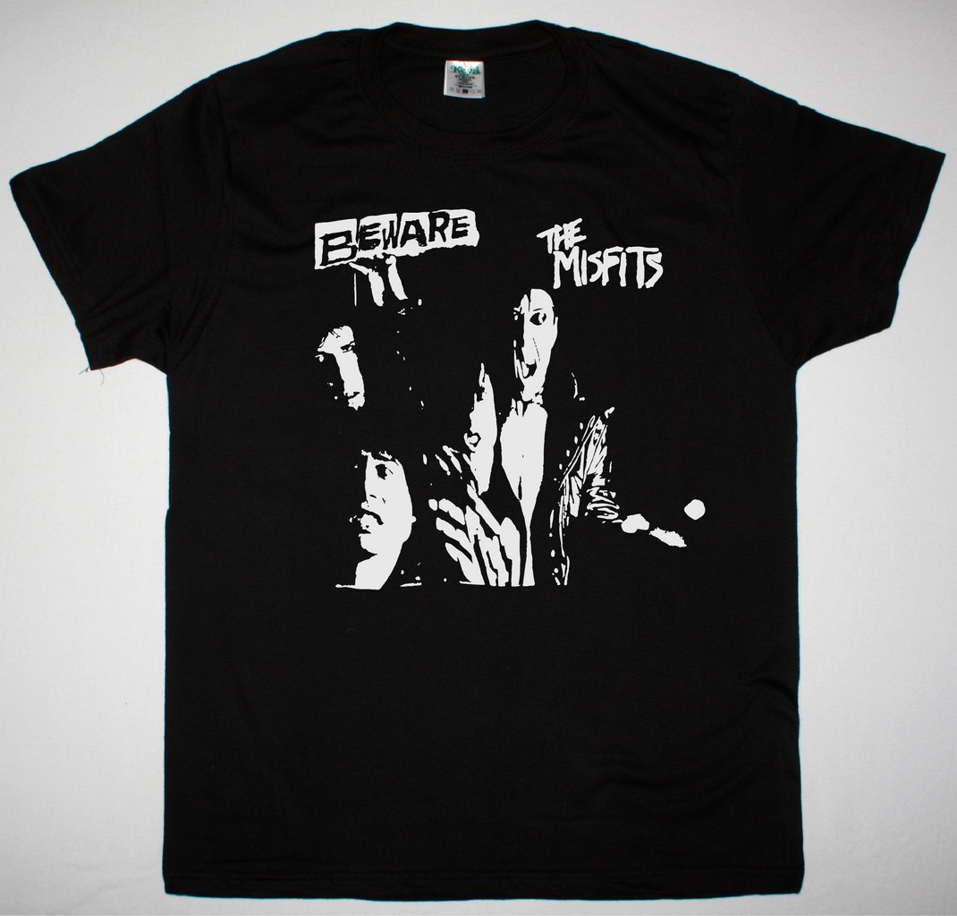 MISFITS BEWARE THE MISFITS NEW BLACK T-SHIRT