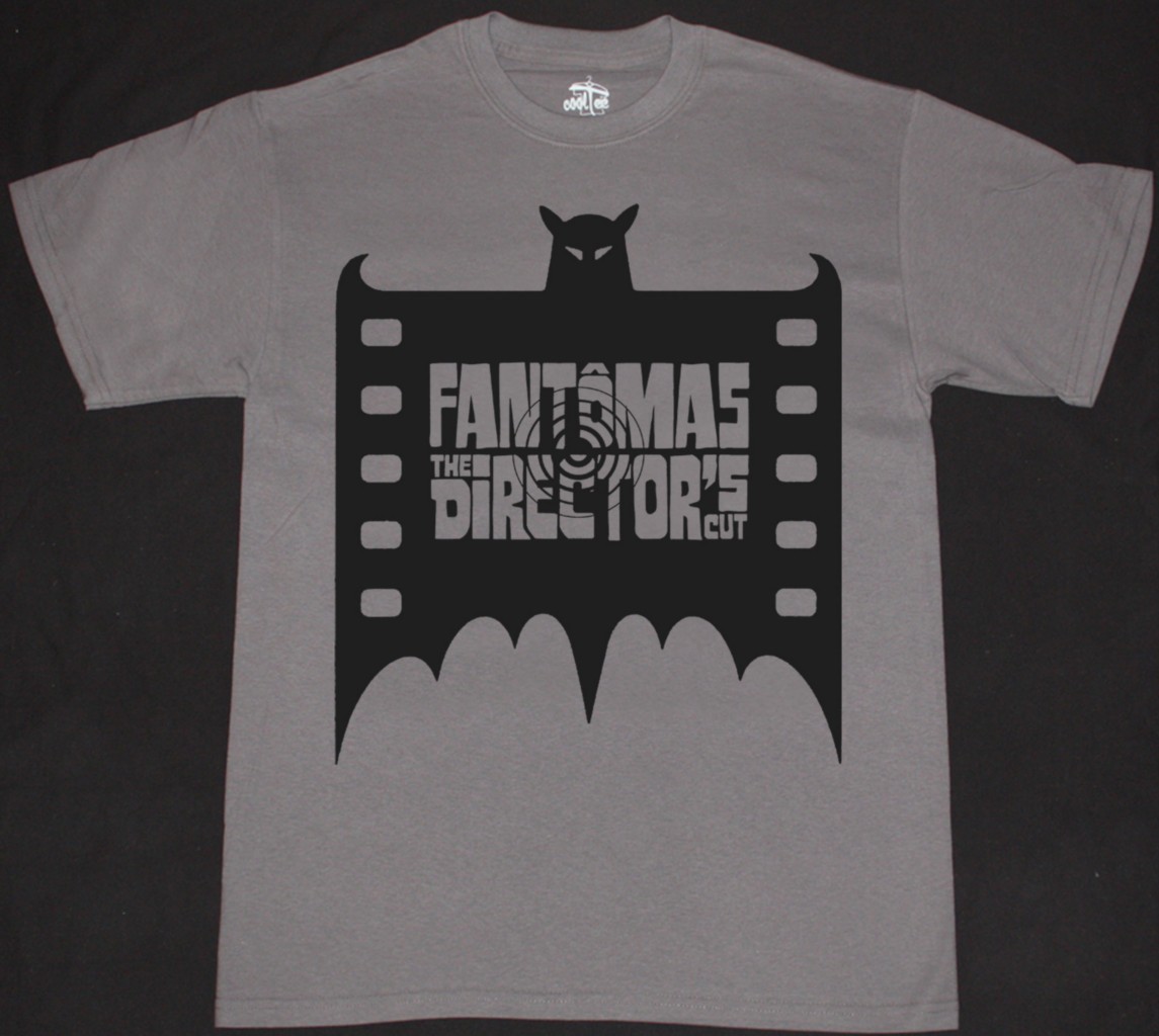 FANTOMAS BAT  NEW GREY T-SHIRT