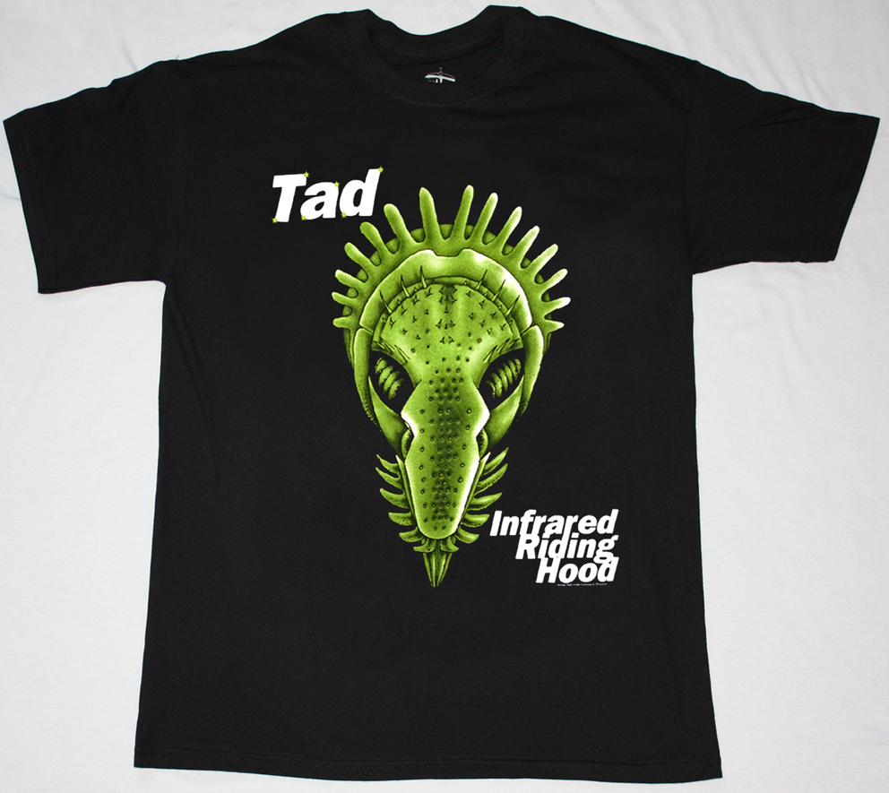 TAD INFRARED RIDING HOOD 1995 NEW BLACK T-SHIRT