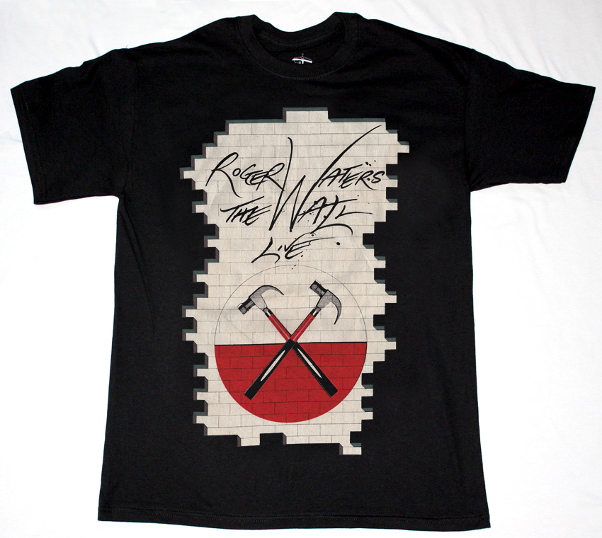 ROGER WATERS THE WALL - LIVE NEW BLACK T-SHIRT