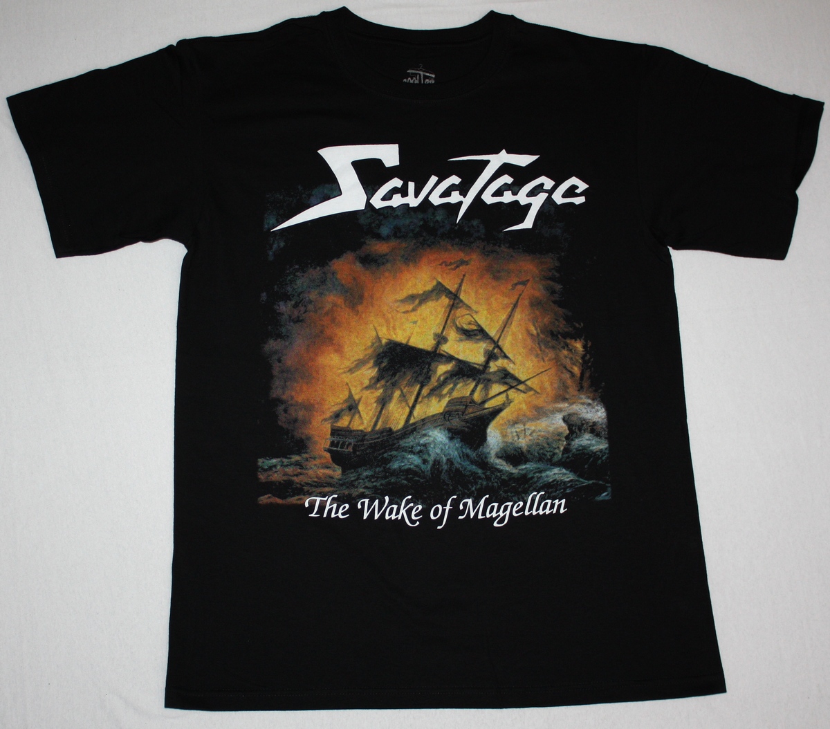 SAVATAGE THE WAKE OF MAGELLAN'97 NEW BLACK T-SHIRT