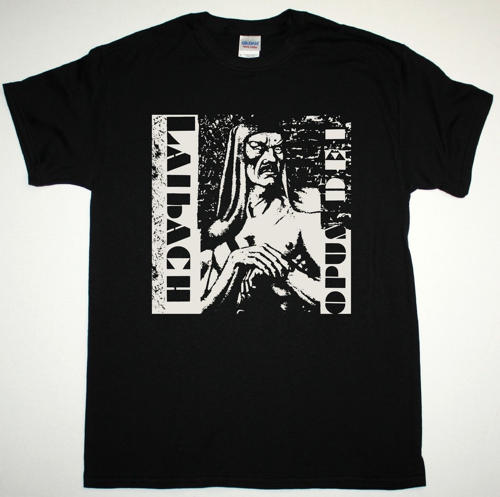 LAIBACH OPUS DEI 1987 NEW BLACK T-SHIRT