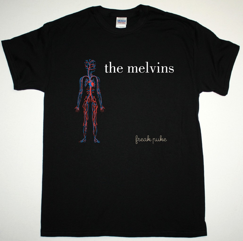 MELVINS FREAK PUKE 2012 NEW BLACK T-SHIRT