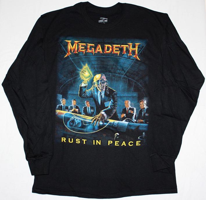 MEGADETH RUST IN PEACE'90  S-XXL LONG SLEEVE T-SHIRT