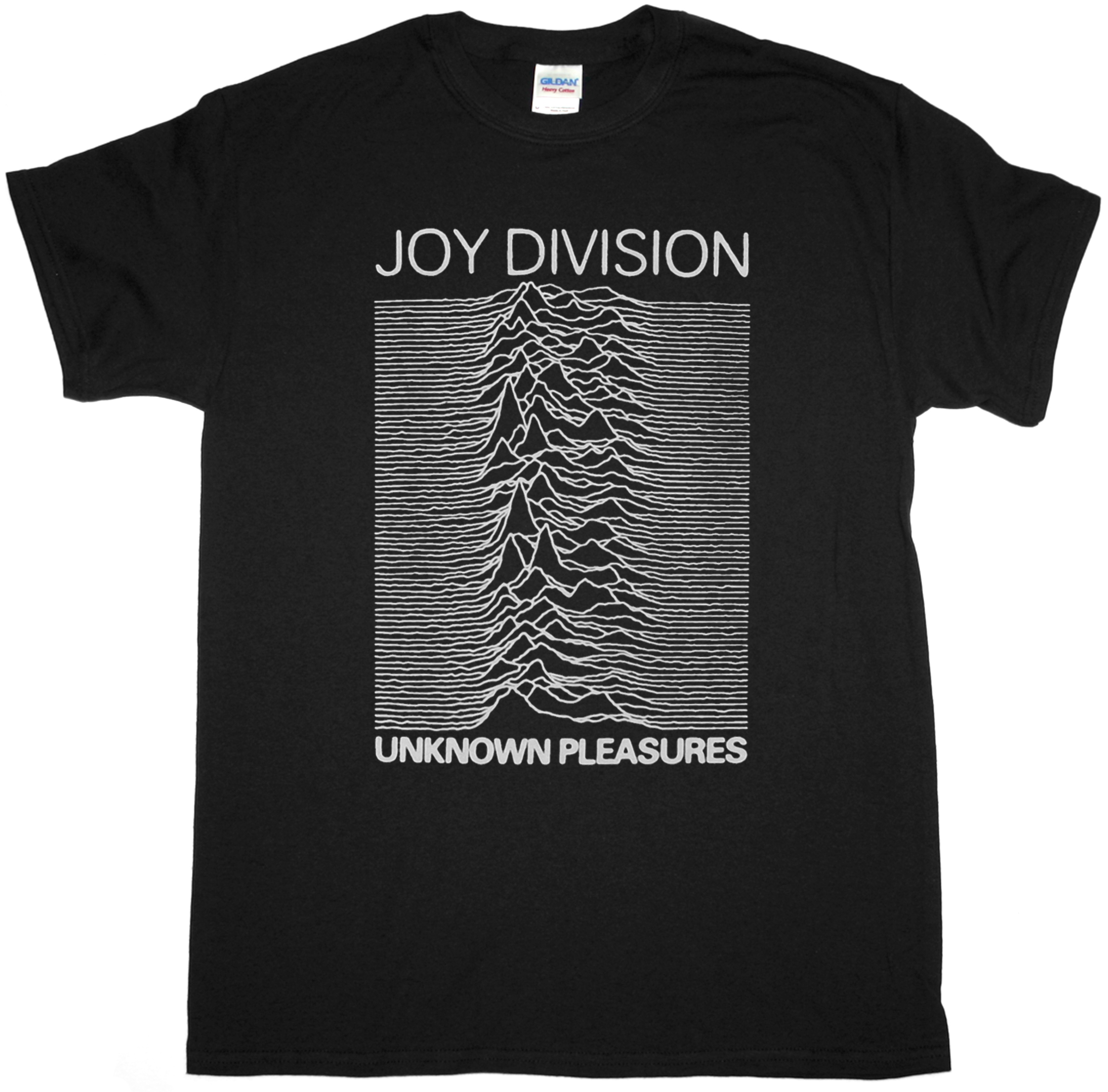 JOY DIVISION UNKNOWN PLEASURES '79 NEW BLACK T-SHIRT