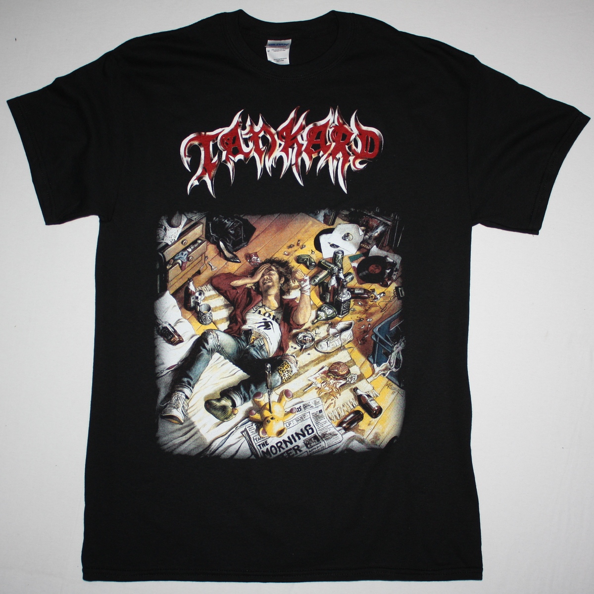 TANKARD THE MORNING AFTER 88 NEW BLACK T-SHIRT