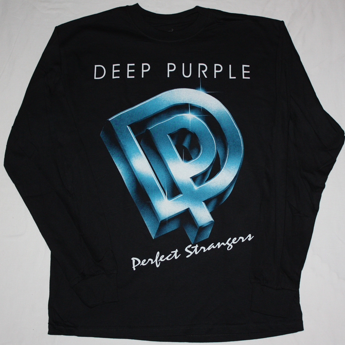 DEEP PURPLE PERFECT STRANGERS'84 NEW LONG SLEEVE BLACK T-SHIRT