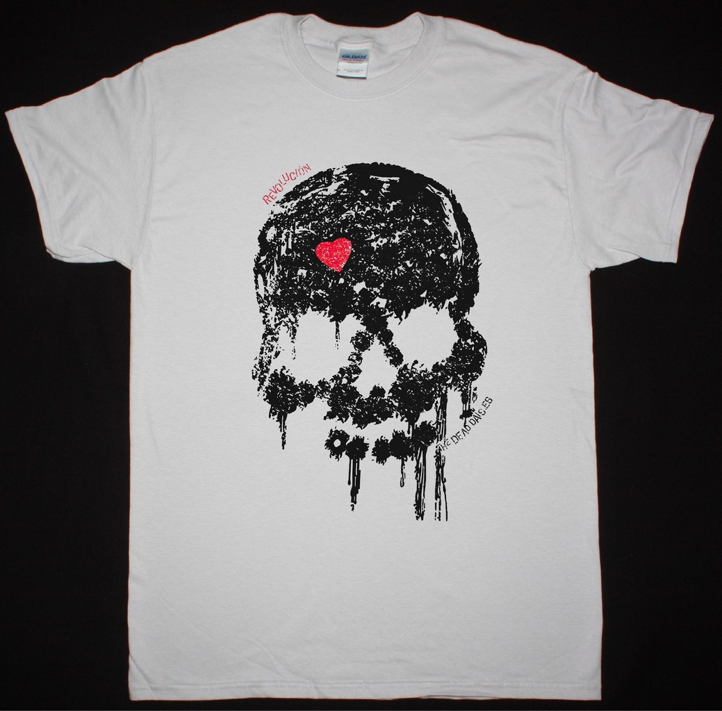 THE DEAD DAISIES REVOLUCION SKULL NEW ICE GREY T-SHIRT
