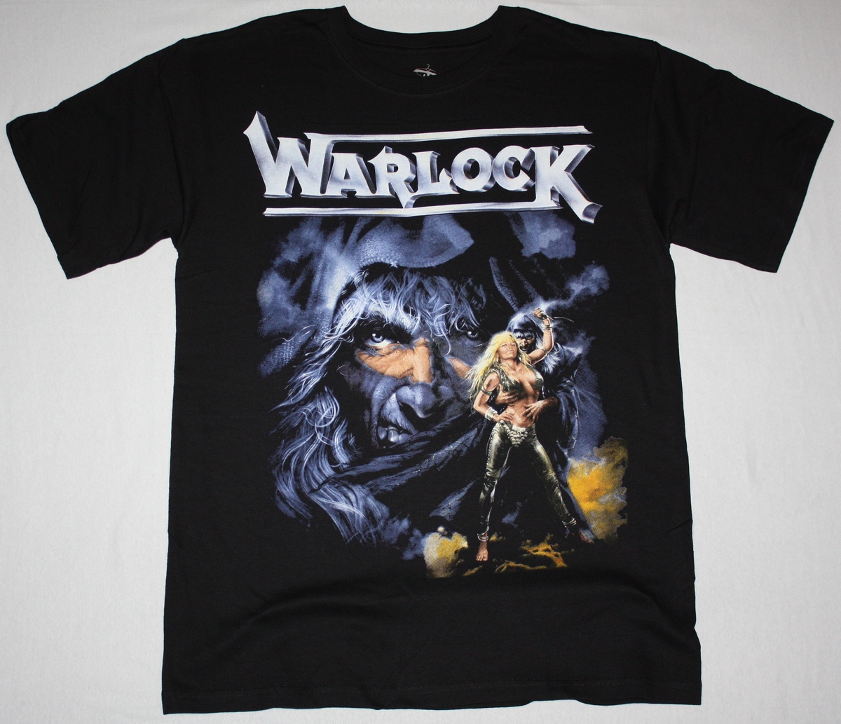 WARLOCK TRIUMPH AND AGONY 87  NEW BLACK T-SHIRT