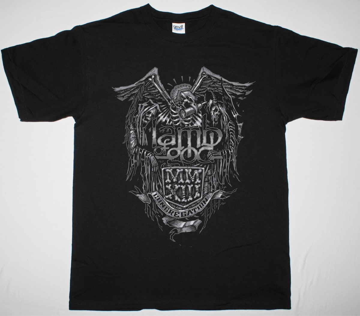 LAMB OF GOD CONGREGATION NEW BLACK T-SHIRT