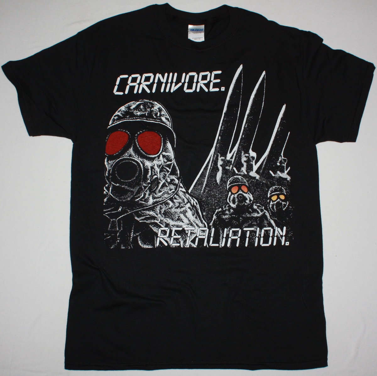 CARNIVORE RETALIATION NEW BLACK T-SHIRT