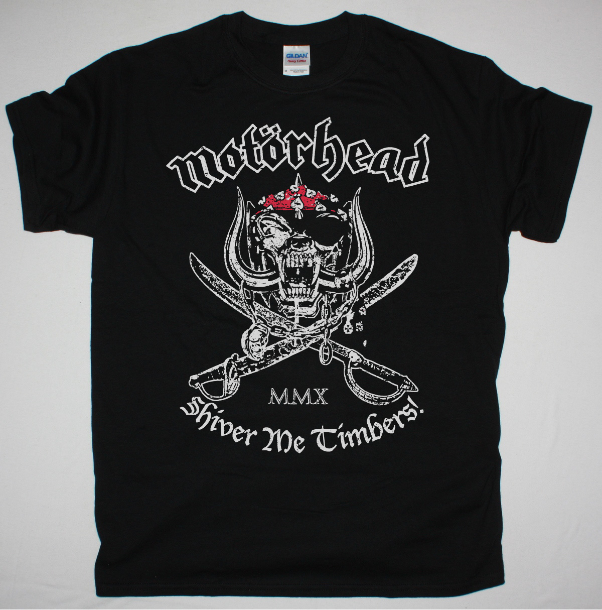 MOTORHEAD SHIVER ME TIMBERS NEW BLACK T SHIRT