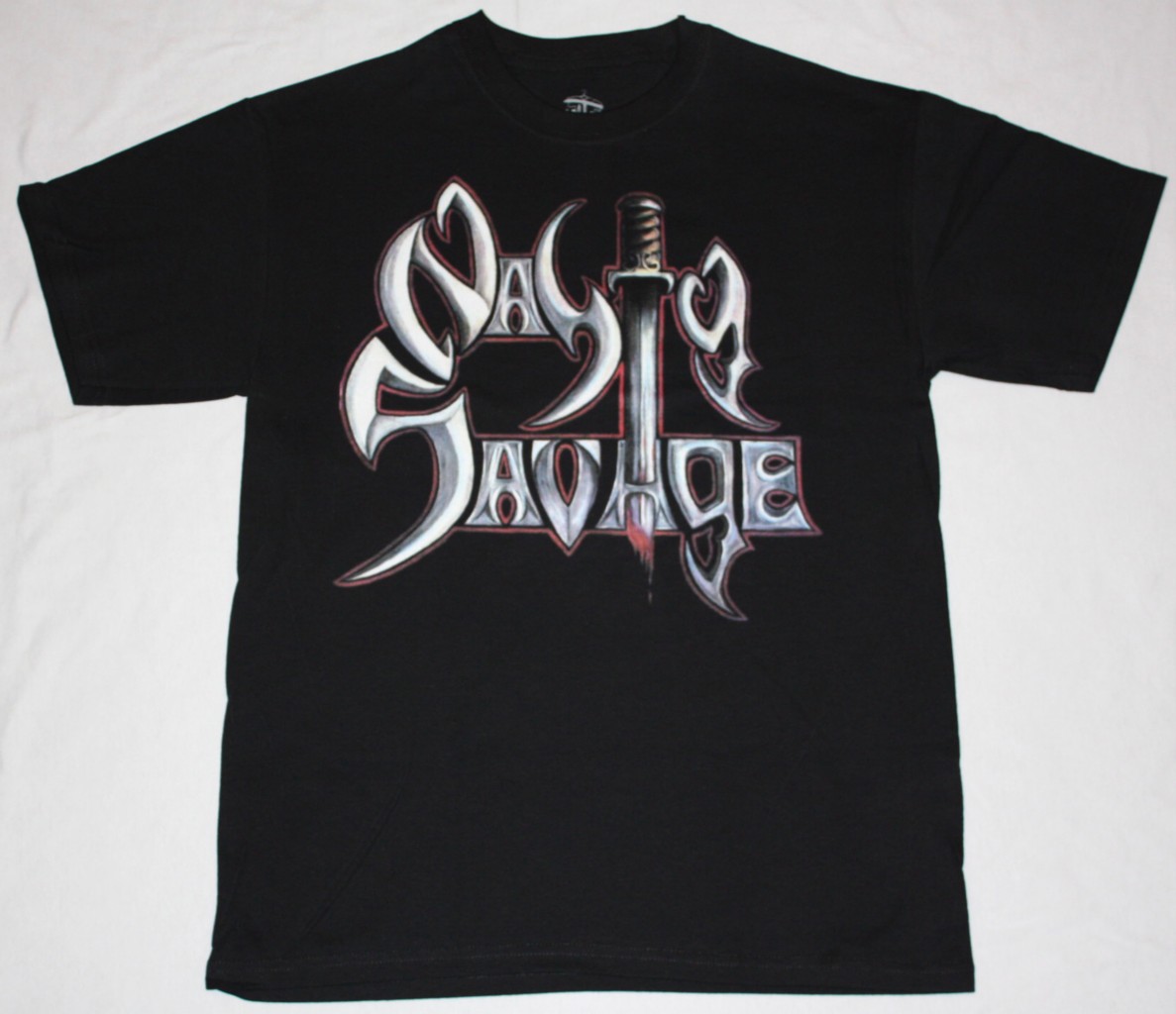NASTY SAVAGE 85 NEW RARE BLACK T-SHIRT