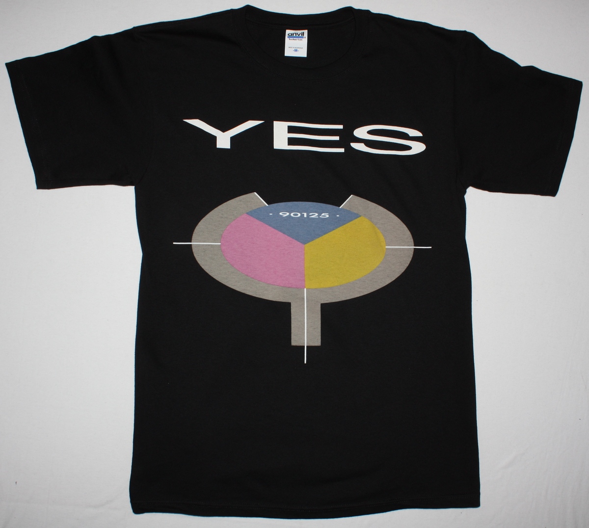 YES 90125 WORLD TOUR NEW BLACK T-SHIRT