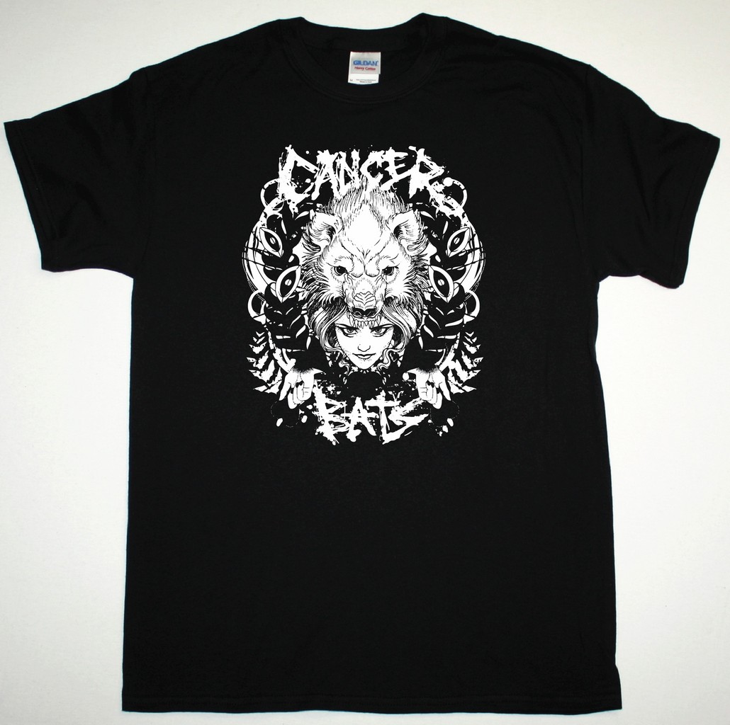 CANCER BATS THE BEAR NEW BLACK T-SHIRT