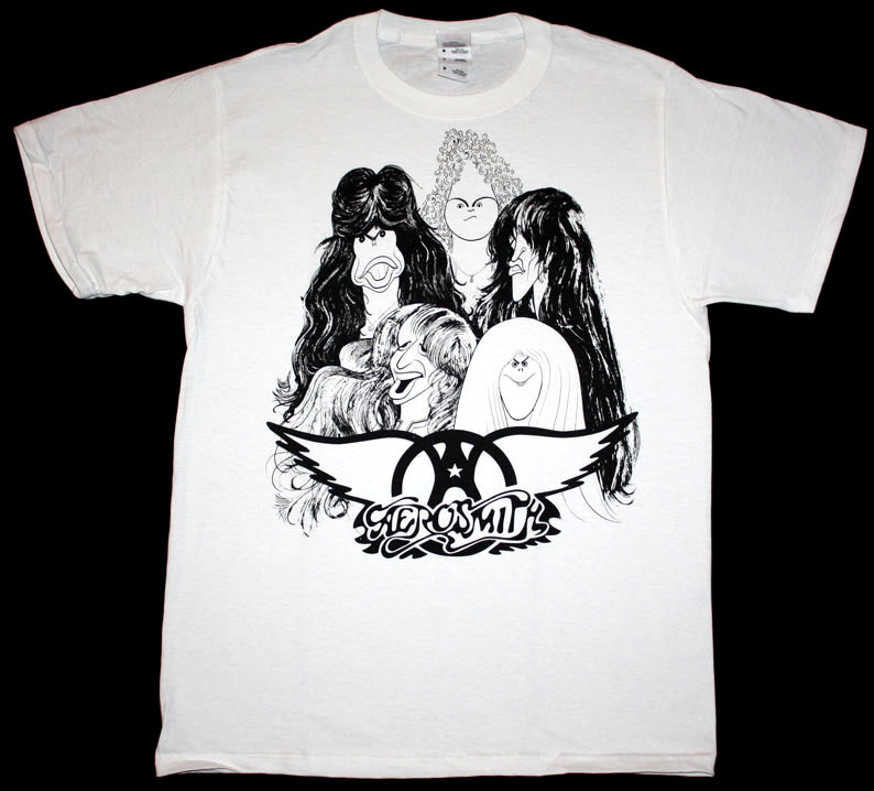 AEROSMITH DRAW THE LINE NEW WHITE T-SHIRT