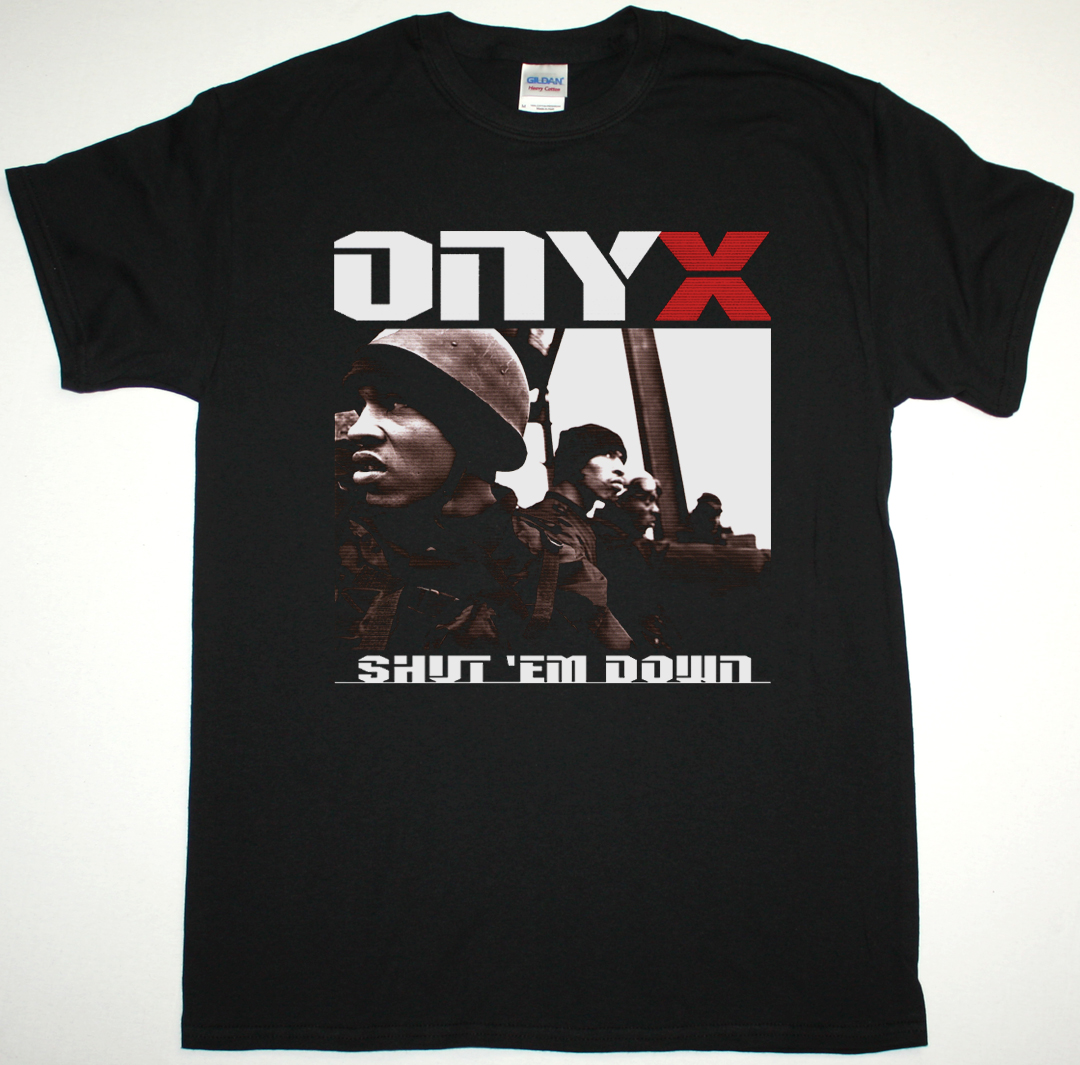 ONYX SHUT'EM DOWN  NEW BLACK T-SHIRT
