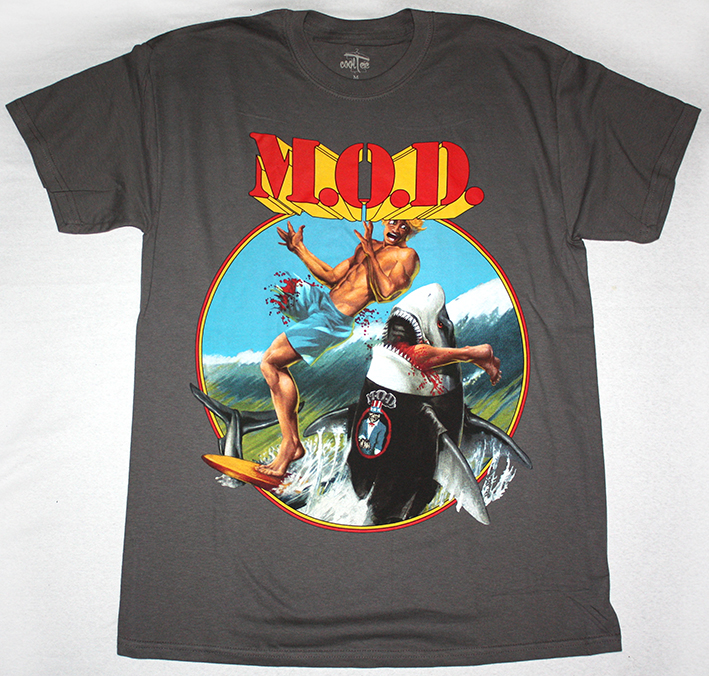 M.O.D. SURFIN' M.O.D.88 NEW GREY T-SHIRT
