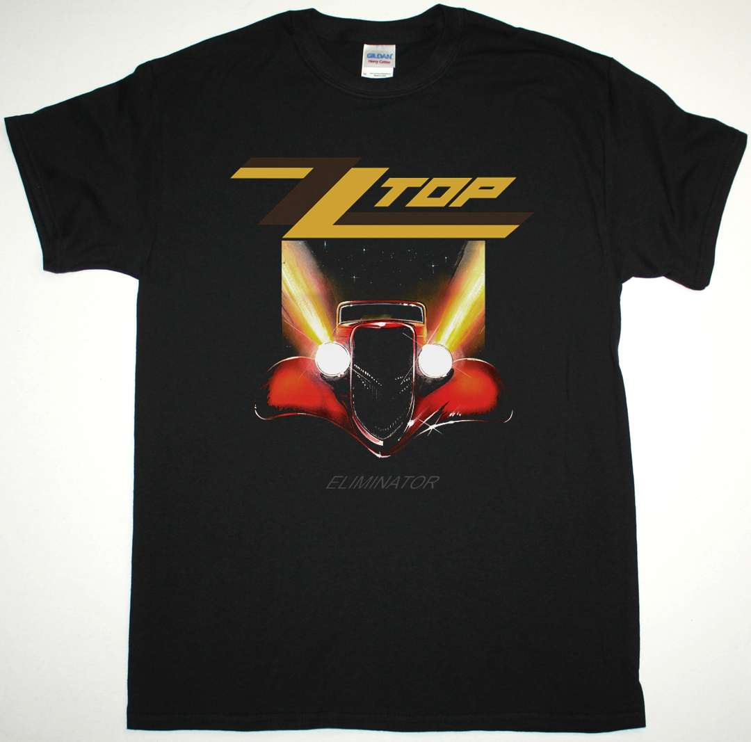 ZZ TOP ELIMINATOR NEW BLACK T-SHIRT